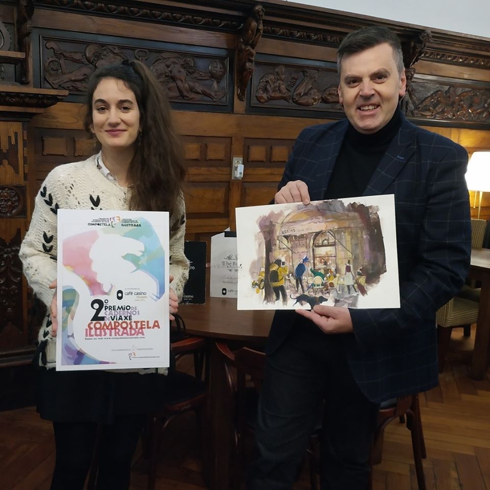 A gañadora do Premio Compostela Ilustrada 2019
